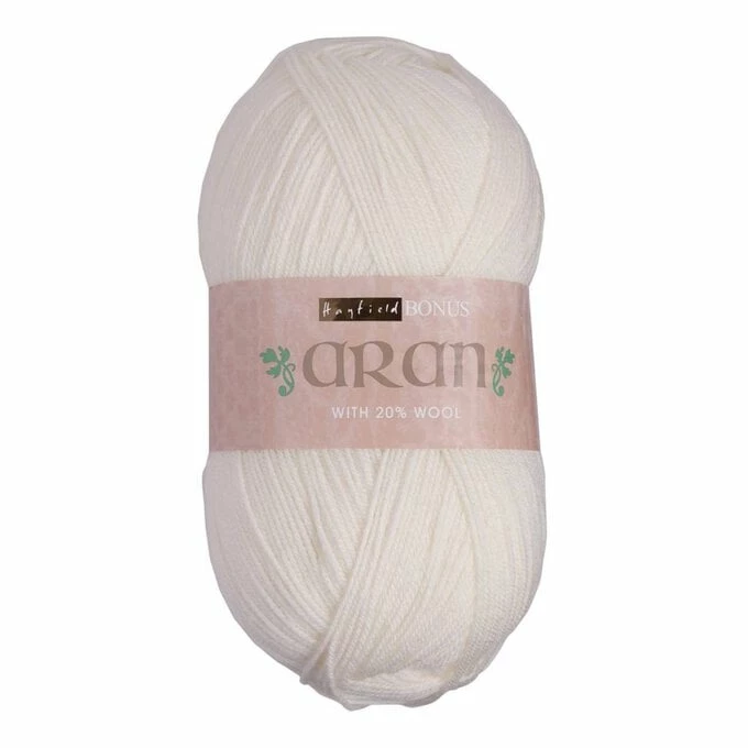 Best Pirce ???? Hayfield Cream Bonus Aran With Wool 400g (962) ❤️