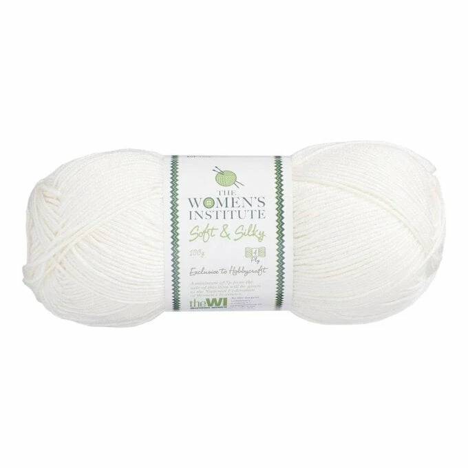 Cheapest ✔️ The WI ???? Women's Institute Cream Soft And Silky 4 Ply Yarn 100g ❤️