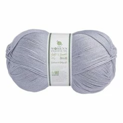 Budget ???? The WI ???? Women's Institute Light Grey Soft And Smooth Aran Yarn 400g ✨