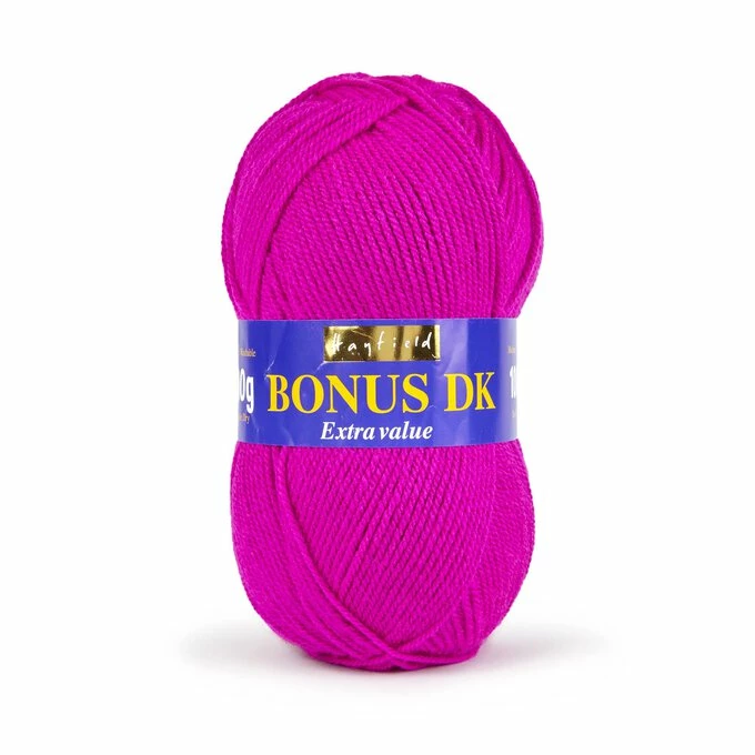 New ???? Hayfield Magenta Bonus DK Yarn 100g (564) ✔️