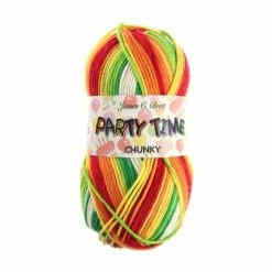 Best Sale ???? James C Brett Green Red Mix Party Time Chunky Yarn 100g ????