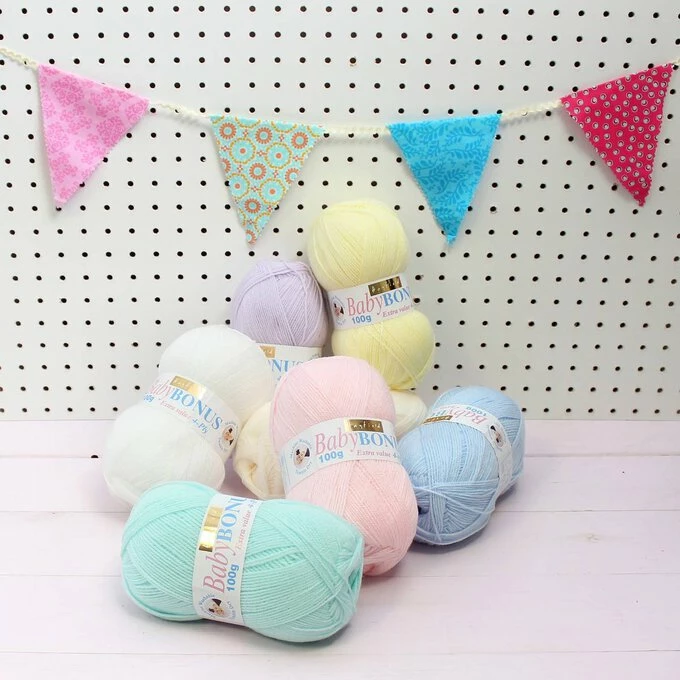 Promo ⭐ Hayfield Baby Lemon Baby Bonus 4 Ply Yarn 100g (852) ???? - Image 3