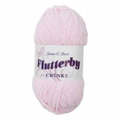 Discount ???? James C Brett Baby Pink Flutterby Chunky Yarn 100 G ????