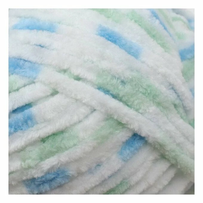Outlet ???? James C Brett White Blue Mint Flutterby Chunky Yarn 100 G ✔️ - Image 2
