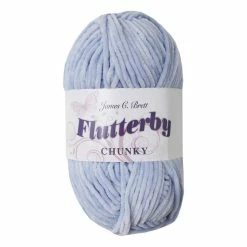Best deal ???? James C Brett Blue Flutterby Chunky Yarn 100g ????