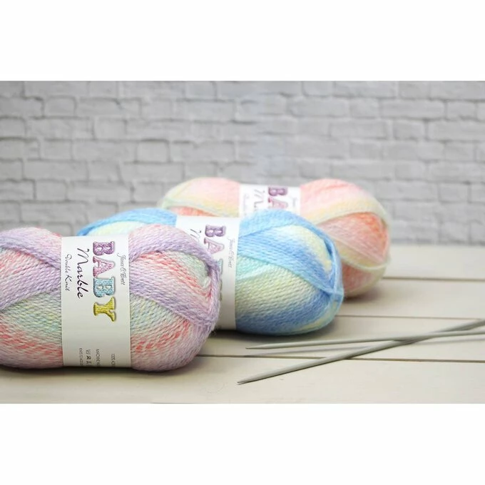 Cheapest ???? James C Brett Rainbow Multi Baby Marble DK Yarn 100g ???? - Image 3