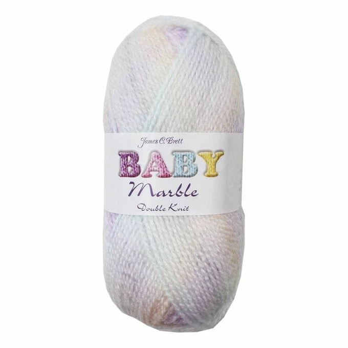 Promo ???? James C Brett Lemon Lilac Apple Baby Marble DK Yarn 100g ????