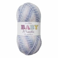 Best Pirce ???? James C Brett Blue Pink Mix Baby Marble DK Yarn 100g ????