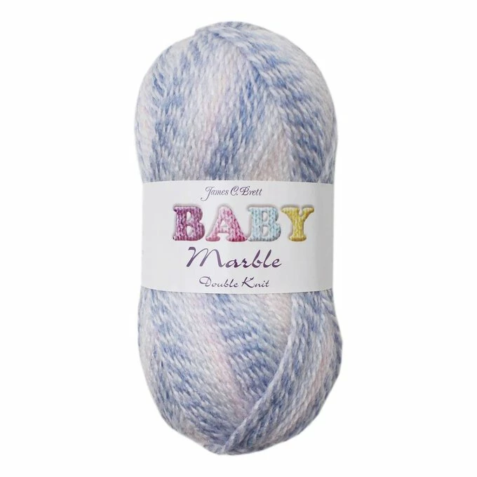 Best Pirce ???? James C Brett Blue Pink Mix Baby Marble DK Yarn 100g ????
