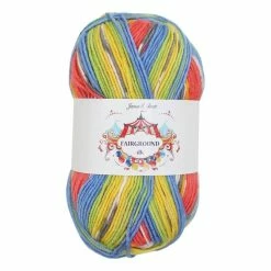 Best Pirce ✔️ James C Brett Rainbow Multi Fairground DK Yarn 100 G ✨