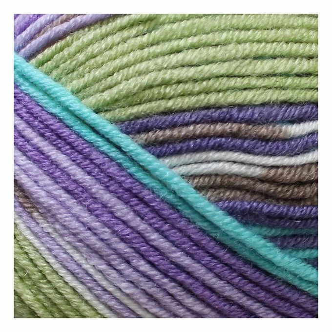 Best deal ???? James C Brett Purple Lime Fairground DK Yarn 100g ???? - Image 2