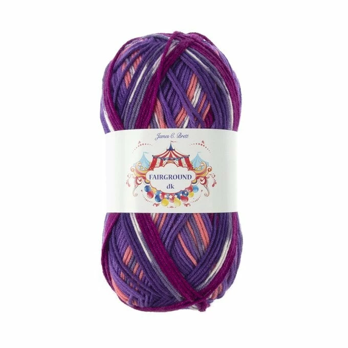 Discount ???? James C Brett Berry Mix Fairground DK Yarn 100g ????