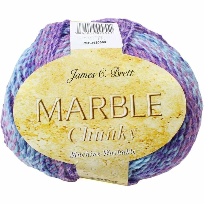 Deals ???? James C Brett Violet And Blue Marble Chunky Yarn 200g ❤️ - Image 2