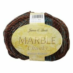 Wholesale ⌛ James C Brett Rust Blue Marble Chunky Yarn 200g ????