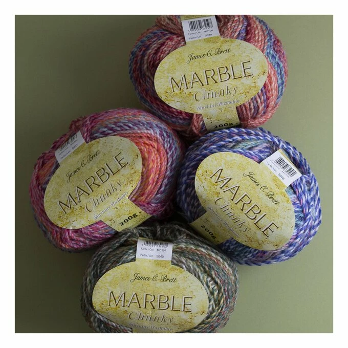 Outlet ❤️ James C Brett Riverbed Marble Chunky Yarn 200g ???? - Image 4