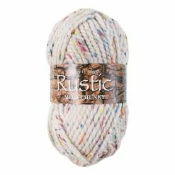 Best deal ???? James C Brett Cream Sprinkles Rustic Mega Chunky Yarn 100g ????