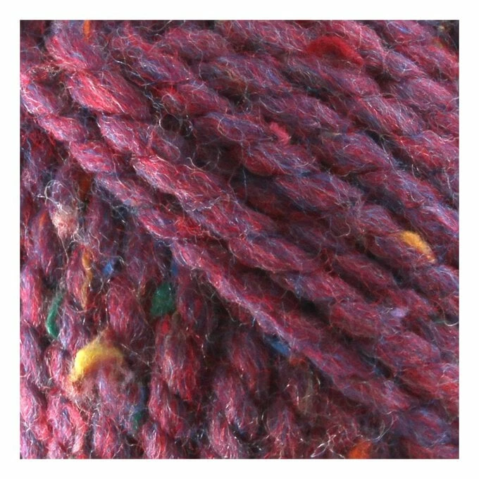Budget ⭐ James C Brett Raspberry Mix Rustic Mega Chunky Yarn 100g ???? - Image 2