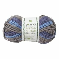 Deals ???? The WI ???? Women’s Institute Blue Mix Soft And Chunky Yarn 100g ????