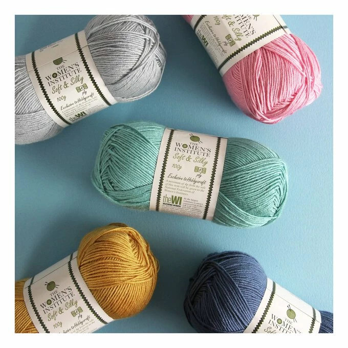 Deals ???? The WI ???? Women's Institute Pink Soft And Silky 4 Ply Yarn 100g ???? - Image 3