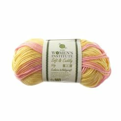 Wholesale ???? The WI ???? Women's Institute Striped Pink Mix Soft And Cuddly DK Yarn 50g ✨