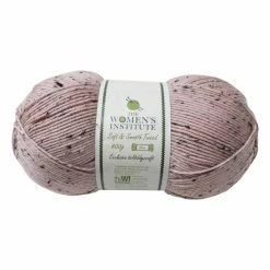 Best deal ???? The WI ???? Women's Institute Pink Soft And Smooth Tweed Aran Yarn 400g ????