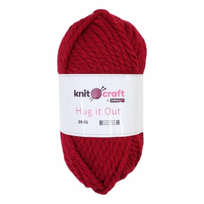 Deals ???? Knitcraft Ruby Hug It Out Yarn 200g ????