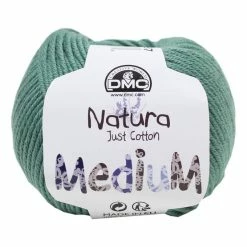 Best deal ???? DMC 87 Jade Green Natura Medium Crochet Yarn 50g ????