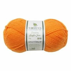 Budget ⌛ The WI ???? Women’s Institute Orange Premium Acrylic Yarn 100g ????