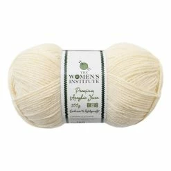 Outlet ✔️ The WI ???? Women’s Institute Cream Premium Acrylic Yarn 100g ????
