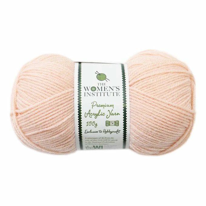 Cheap ???? The WI ???? Women’s Institute Cool Vanilla Premium Acrylic Yarn 100g ⌛