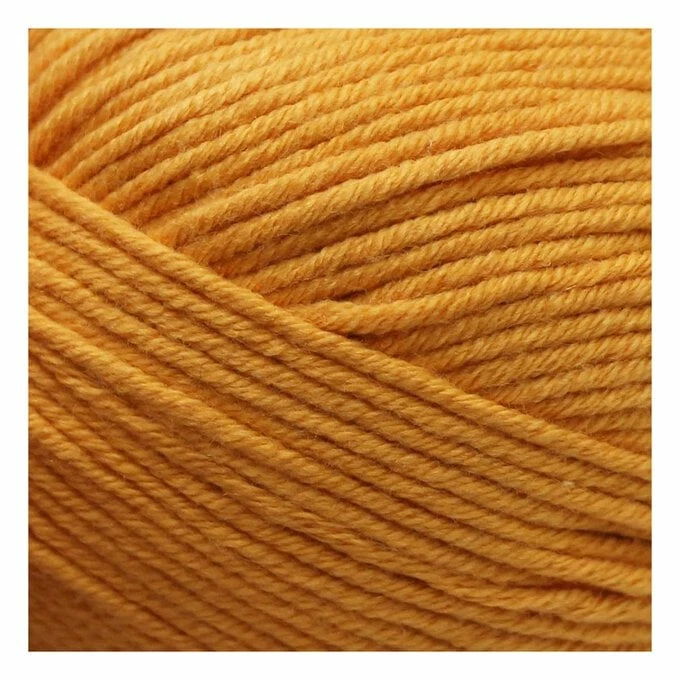 Buy ???? Knitcraft Mustard Cotton Blend Plain DK Yarn 100g ???? - Image 2