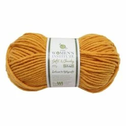 Buy â The WI ???? Womenâs Institute Mustard Soft And Chunky Yarn 100g â