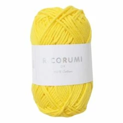 New ⭐ Rico Design Rico Yellow Ricorumi DK Yarn 25g ????