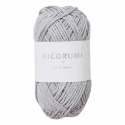 Hot Sale ???? Rico Design Rico Silver Grey Ricorumi DK Yarn 25g ????