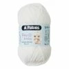Budget ⭐ Patons White Fairytale Merino Mix DK Yarn 50g ????