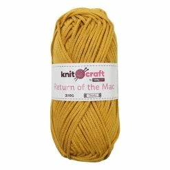 Discount ???? Knitcraft Mustard Return Of The Mac Yarn 200g ????