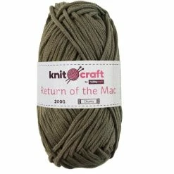 Best Pirce ???? Knitcraft Khaki Return Of The Mac Yarn 200g ????