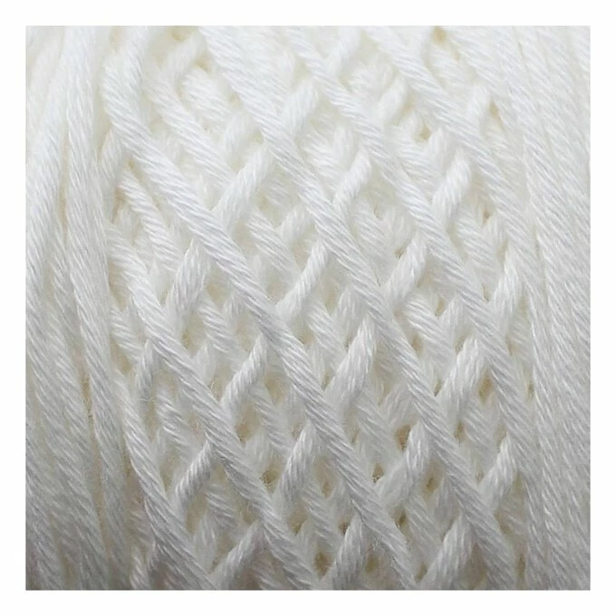 Best deal ???? Lion Brand White Coboo Yarn 100g ✔️ - Image 2