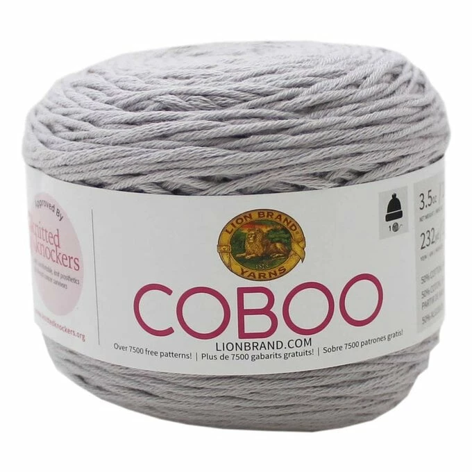 Outlet ???? Lion Brand Silver Coboo Yarn 100g ????