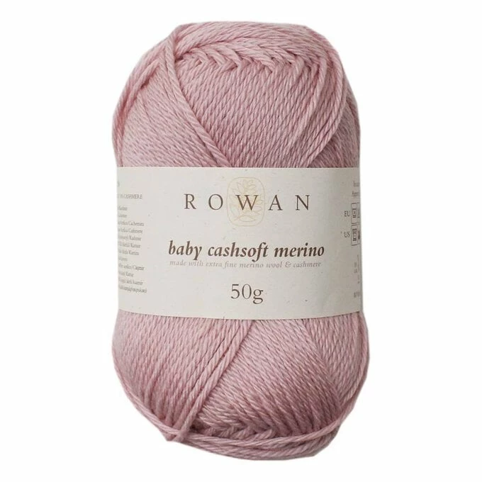 Coupon ???? Rowan Vintage Pink Baby Cashsoft Merino Yarn 50g ????