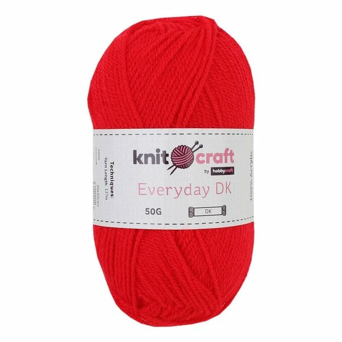 Top 10 ???? Knitcraft Red Everyday DK Yarn 50g ????
