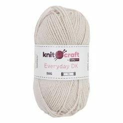 Promo ✔️ Knitcraft Beige Everyday DK Yarn 50g ????
