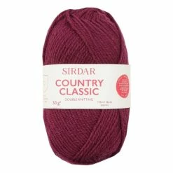 Cheapest ⌛ Sirdar Burgundy Country Classic DK Yarn 50g ????
