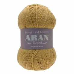 Discount ???? Hayfield Butterscotch Bonus Aran Tweed 400g ????