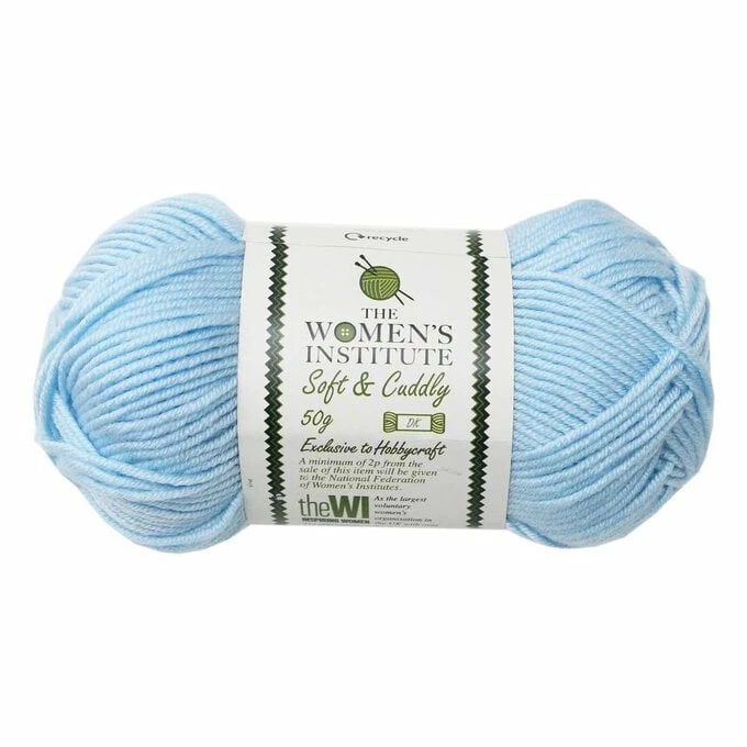 Wholesale ❤️ The WI ???? Women's Institute Light Blue Soft And Cuddly DK Yarn 50g ????