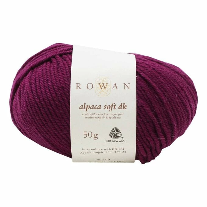 New ❤️ Rowan Mulberry Alpaca Soft DK Yarn 50g ????