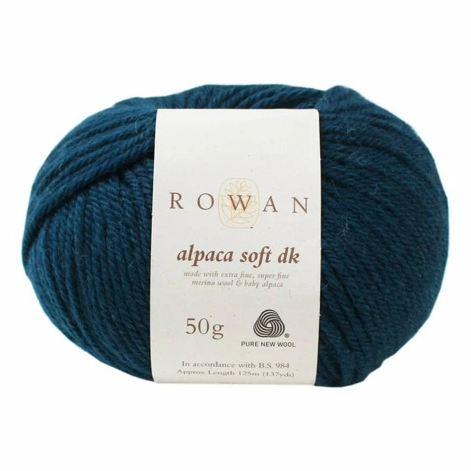 Top 10 ✨ Rowan Green Teal Alpaca Soft DK Yarn 50g ????