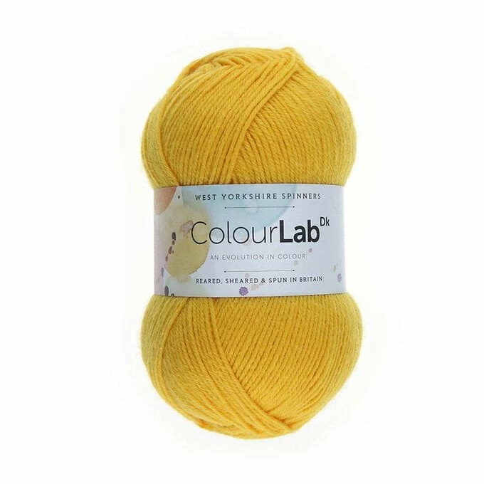 Promo ⭐ West Yorkshire Spinners Citrus Yellow ColourLab DK Yarn 100g ????