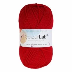 New ✨ West Yorkshire Spinners Crimson Red ColourLab DK Yarn 100g ????