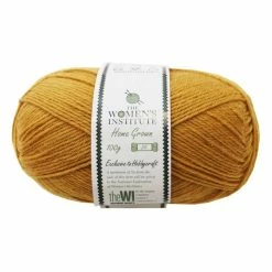 Coupon ???? The WI ???? Women's Institute Mustard Home Grown DK Yarn 100g (377) ✨